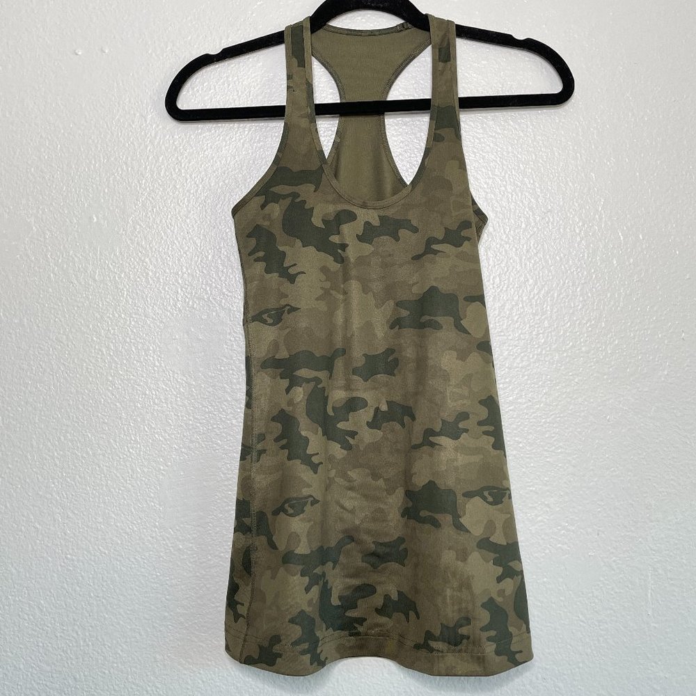 lululemon camo racerback tank top 4